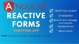 Angular 13 Reactive forms with real-time WEB API | CRUD Operation | Angular 13 | Learn Smart Coding