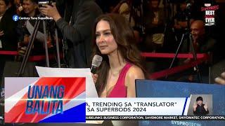 Marian Rivera, trending sa "translator" moment niya sa Superbods 2024 | Unang Balita