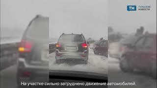 Массовая авария с 20 автомобилями в Тульской области