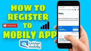 HOW TO REGISTER TO MOBILY APP #fyp #mobily #technology #youtube #video #ksa #register #rmjpisonet