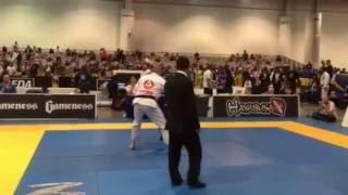 Andre Campos 2016 IBJJF World Masters in Las Vegas  Ko uchi gari