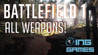 Battlefield 1 - All Confirmed WEAPONS! - All MP Weapons! (BF1 News)