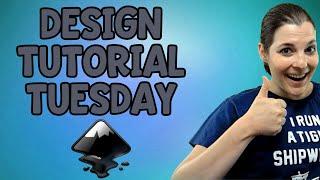 Tutorial Tuesday - Inkscape design stuff live