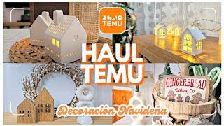 HAUL TEMU NAVIDAD  Decoración Económica para Navidad  Probando los Mejores Productos de TEMU 