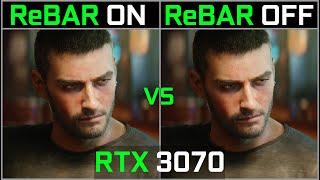 Nvidia Resizable BAR ON vs OFF | RTX 3070 | Test in 8 Supported Games