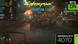 RTX 4070 - Cyberpunk 2077 : Phantom Liberty (1080p /1440p /2160p & R.R /Frame Generation /DLSS 3.5 )