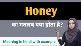 Honey meaning in hindi | Honey hindi arth | हनी का मतलब क्या है | honey ka matlab kya hai | honey