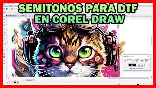 COMO HACER SEMITONOS PARA DTF EN COREL DRAW | MACRO PARA HACER SEMITONOS EN COREL DRAW