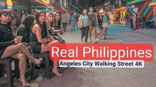 Angeles City Philippines: Walking Street virtual tour 4k60p