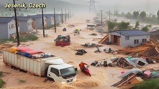 Czechs cut off from the outside world, Big floods hit Jeseník and its surroundings!