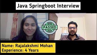 Java Spring Boot 4 Years Experience Interview