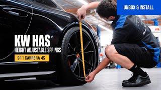 Lowering 911 Carrera 4S with KW HAS kit | SVBimmer