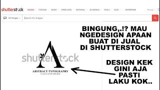 Design Minimalis logo jual di shutterstock