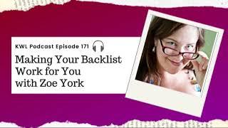 Making Your Backlist Work for You with Zoe York/Ainsley Booth