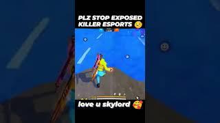 SKYLORD  PLZ STOP EXPOSED KILLE ESPORTS  #shorts #short #reactionvideo