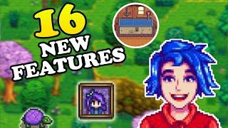 16 NEW Features in Stardew Valley 1.6