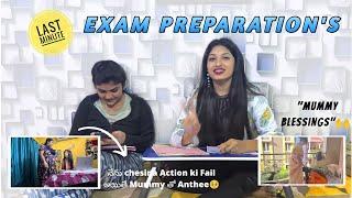 Exam preparation's|| Mummy తో Chesina Over Action || Exam Preparation  || Happy Queen  Vizag