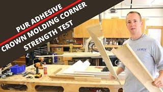 The Strongest Crown Molding Outside Corner Joints - The Dowel Trick