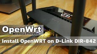 OpenWRT - Install OpenWRT on D-Link DIR-842