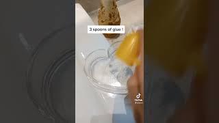 how to make water slime/slime tutorial #slime #slimetutorial