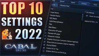 Meine Top 10 Cabal Online Setting Tipps 2022