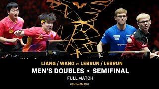 FULL MATCH | Liang / Wang vs Lebrun / Lebrun | MD SF | #ChinaSmash 2024