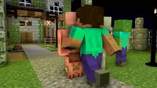 CrazyDek! Monster School   DANGER CAVE CHALLENGE   Minecraft Animation