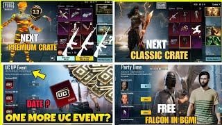 Next Classic Crate Bgmi | Free Falcon In Bgmi  | Next Premium Crate | Uc Station Back ? ( Bonus Uc )