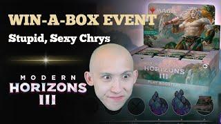 Stupid, Sexy Chrys | Win-A-Box Event | Modern Horizons 3 Sealed | MTG Arena