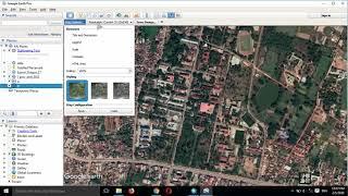 EP1.ການໂຫຼດພາບຖ່າຍດາວທຽມຈາກ Google Earth Pro