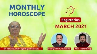 SAGITTARIUSधनु Rashi for March 2021 | Monthly Predictions | Vedic Astrologer Nastur Bejan Daruwalla