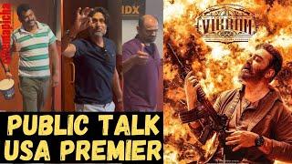 Vikram USA Premier Public Talk | USA Premier Show | First Public Talk From USA | Cinemapicha