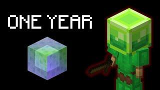 Collecting 1 YEAR Worth of Slime Minions (Hypixel Skyblock)
