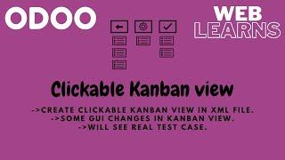 Clickable kanban view in Odoo | How to open form view when click on kanban view