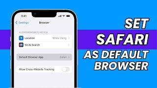 How to Set Safari as my Default Browser on iPhone (QUICK)