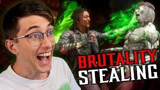 Stealing EVERY BRUTALITY in Mortal Kombat 11 (Challenge)