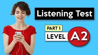 A2 Listening Test - Part 1 | English Listening Test