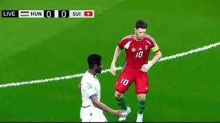 Hungary vs Switzerland LIVE.  2024 Euro Cup Full Match - Video game simulation