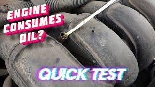 2 REASONS OF OIL CONSUMPTION how to check if your engine is bad on one minute