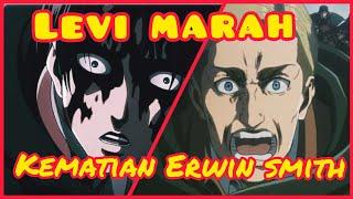 Attack on titan : momen kemarahan levi dan kematian Erwin smith