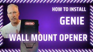 Easy Diy Guide: Installing The Genie B6172h Wall Mount Garage Door Opener