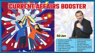 PT's Current Affairs Booster (CA Booster) - 02 Jan 2023 - Civil Services Govt Exams MBA entrance