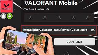 Descobrimos como fazer para JOGAR o novo VALORANT MOBILE no lançamento!