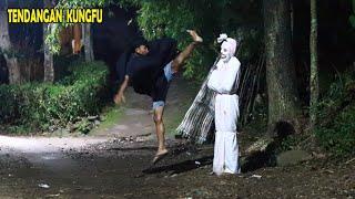 Kompilasi Prank Pocong Terlucu - Pocong Apes kena Tendangan Kungfu  - Dijamin ngakak 