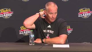 NC State head coach Dave Doeren reflects on 51-10 loss against Tennessee in Duke's Mayo Classic