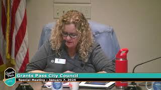 City of Grants Pass City Council Special Meeting January 7, 2025