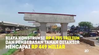 Wajah Pembangunan Tol Becakayu Sekarang