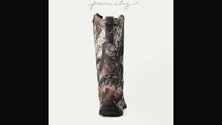 RUNFUN Men's 16'' Side Zip Knee-High Hunting Boots NEXT Camo Snake Proof Hunting Shoes RF2010