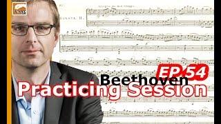 First Look at Beethoven's Piano Sonata nr. 20 Opus 49/2 in G Major (Practicing Session Ep. 54)