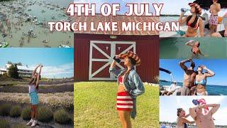 4th of July, TORCH LAKE family vlog!!!